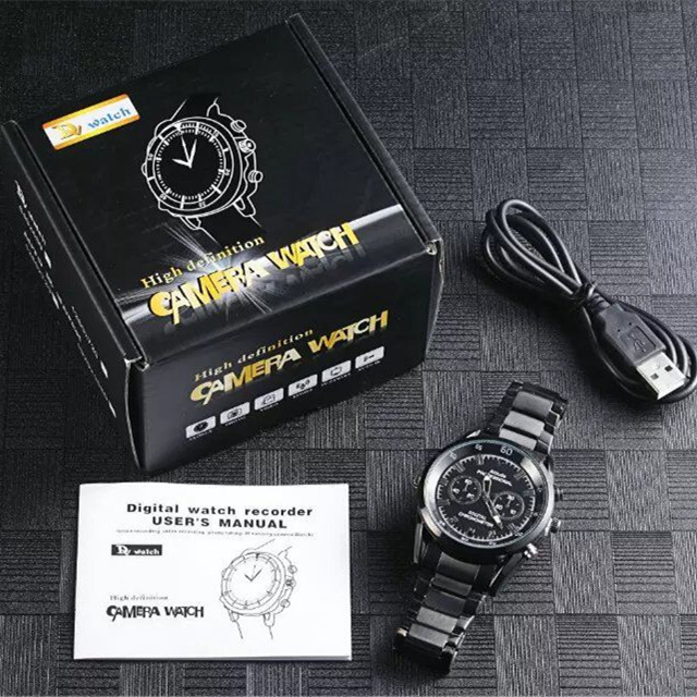 A3 HD Hidden Spy Camera Watch w/Night Vision Motion Detection voice recording Cam DVR