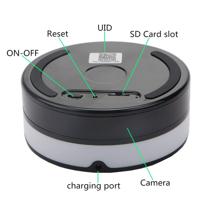 Y18 Fast Wireless Charger Camera Phone Charging Pad Hidden Camera Charger