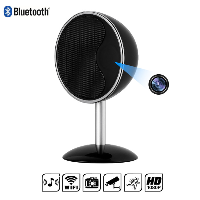 Y10 Bluetooth Speaker Hidden Camera with Night Vision WiFi Remote View