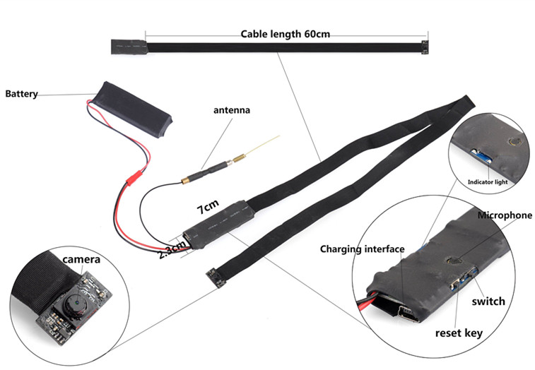 wifi battery spy camera diy