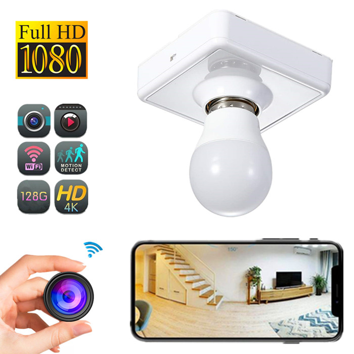 B071 1080P HD Wi-Fi light bulb security camera