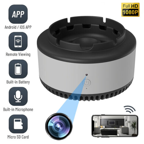 SL301 HD Mini WiFi Wireless Air Purifier Ashtray Camera Home Security Nanny Cam