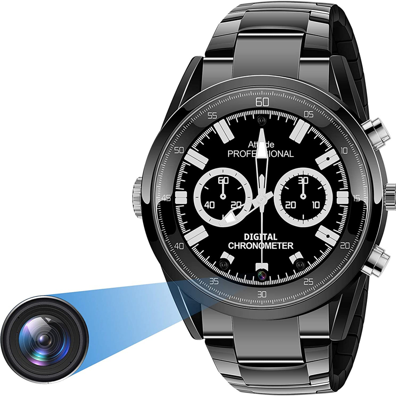 CW-800 Black Metal Elegant Wrist Watch With 1080P  Night Vision Camera puts out amazing 1080P High Definition picture