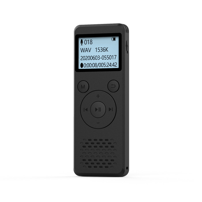 2020 NEWS -DVR-818 8GB 1536kpbs Digital Voice Recorder and MP3 player battery life 110 hours