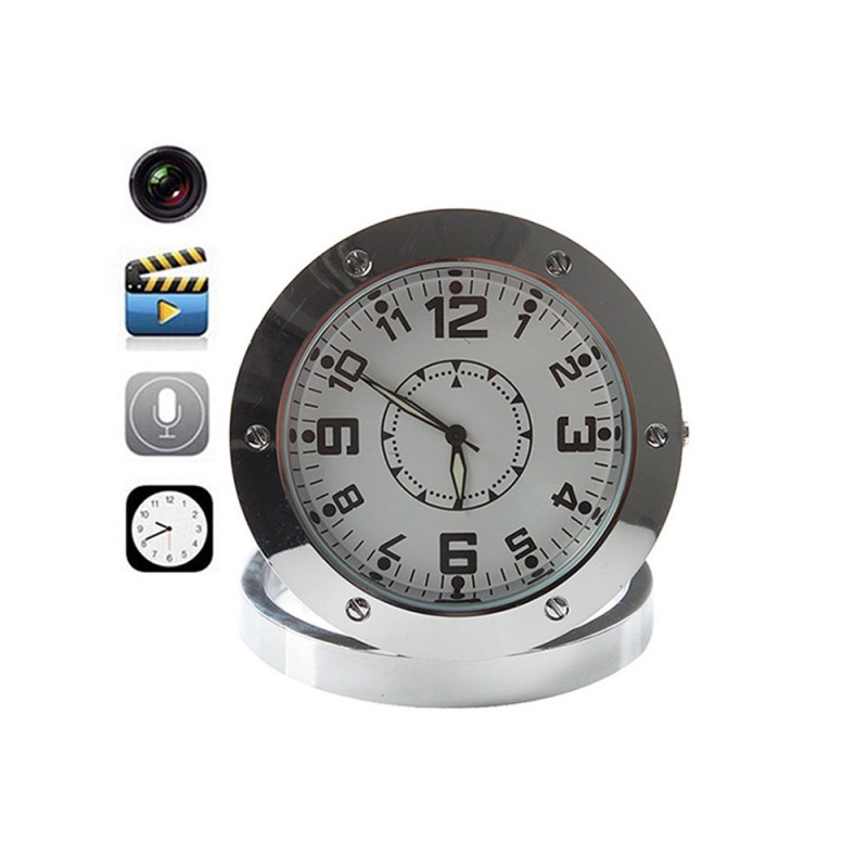 Mini-520 Mini Table Clock Camera with Motion Detection