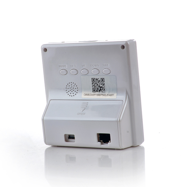 HS01 P2P Wifi Pinhole Hidden Alarm Clock Camera Mini Clock H.264 Spy Camera