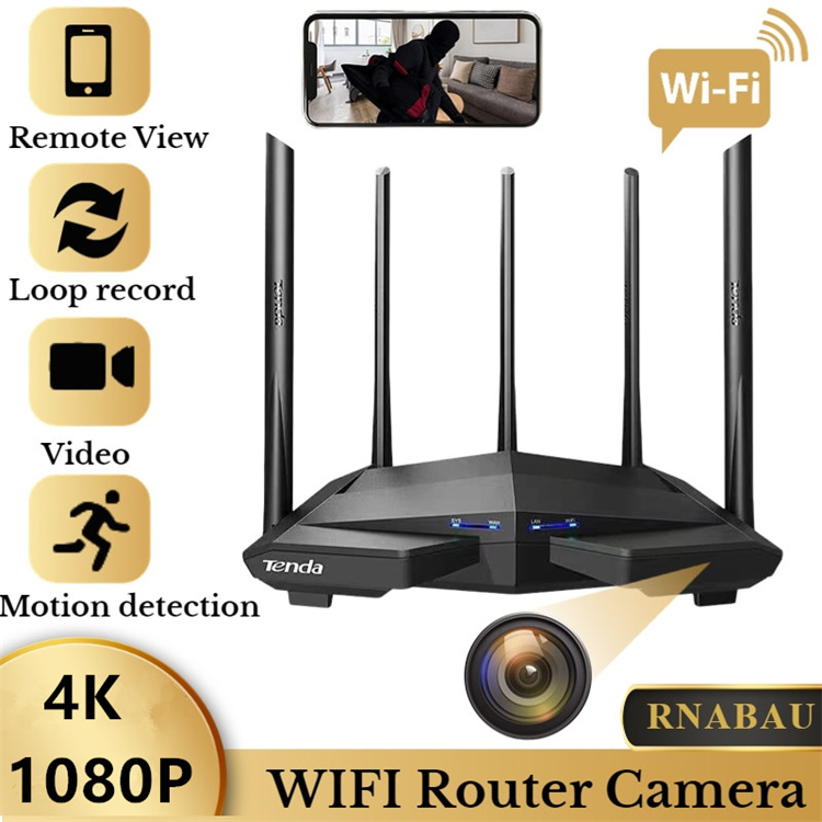 WF-LY75 Full HD Mini Camera WIFI Router Camera Home Security Nanny Cam