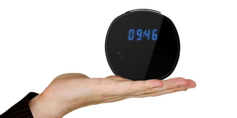 S61 New IR Night Vision Wireless WIFI Safety Alarm clock Spy Camera
