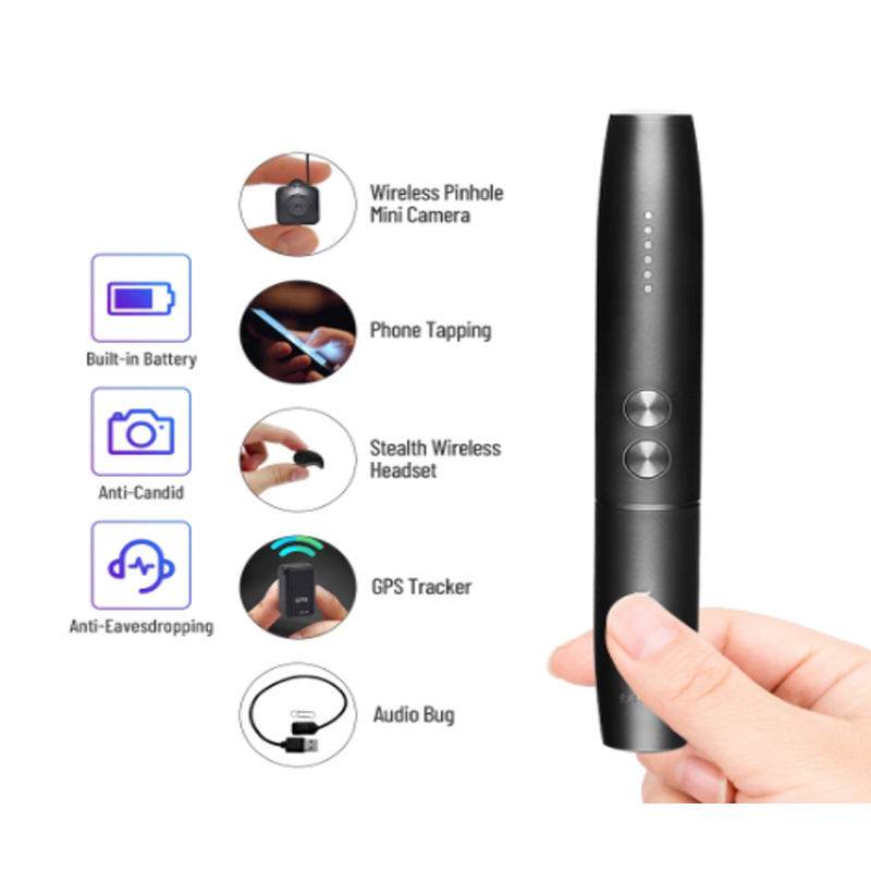 Amazon Popular Pen Detector WT09 Portable Anti Spy Camera Detector RF Signal Finder Camera Scanner Device